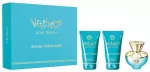 Dovanų komplektas moterims Versace Dylan Turquoise Pour Femme