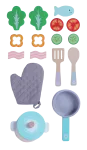 Žaisliniai virtuvės reikmenys Gerardo's Toys Chefs Set 55774, įvairių spalvų