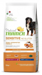 Sausas &scaron;unų maistas Natural Trainer Sensitive No Gluten, la&scaron;i&scaron;a, 12 kg