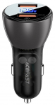 Automobilinis įkroviklis AceFast B7 Dual USB, 2 x USB, juoda sp., 45 W