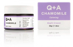 Naktinis veido kremas Q+A Chamomile, 50 ml