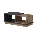 Kavos staliukas Kalune Design Consept, antracito sp./ruda sp., 90 cm x 45 cm x 36 cm