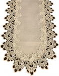 Stalo takelis ovalas G01-03, smėlio, 60 x 120 cm