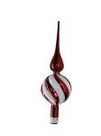 Eglės vir&scaron;ūnė Christmas Touch EBW440455, balta sp./raudona sp., 30 cm, stiklas