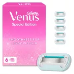 Keičiamos skustuvo galvutės Gillette Venus Party Edition, 6 vnt