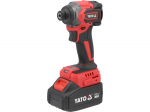 Akumuliatorinis smūginis suktuvas-veržliasukis su akumuliatoriumi Yato YT-82798, 18 V, 4 Ah