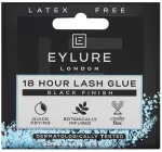 Priklijuojamų blakstienų klijai Eylure 18 Hour Black Finish, 4.5 ml, juoda sp.