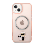 Telefono dėklas Karl Lagerfeld Magsafe, Apple iPhone 14 Plus, rožinė sp.