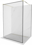 Du&scaron;o sienelė Mexen Kioto Walk-in, 160 cm x 200 cm, juoda sp./chromo sp./grūdintas