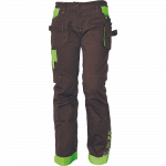 Darbo kelnės moterims CRV Yowie, ruda sp./žalia sp., 48 dydis