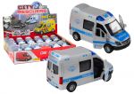 Žaislinė policijos ma&scaron;ina Lean Toys City Rescuers, 1:32, mėlyna sp./pilka sp.
