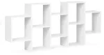 Sieninė lentyna ModernHome, balta sp., 65 cm x 21 cm x 148 cm
