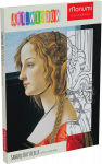 Kūrybinis tapybos rinkinys Monumi Frames Arts Portrait Of Young Woman, balta sp./juoda sp./raudona sp.