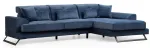 Kampinė sofa Hanah Home Frido 560ARE1225, tamsiai mėlyna sp., de&scaron;ininė, 190 x 308 cm x 92 cm