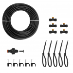 Vandens rūko sistema Bradas Black Line Z1007, plastikas/guma, 750 cm, juoda