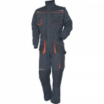 Darbinis kombinezonas vyrams Cerva Emerton Stretch, juoda/oranžinė, 56 dydis