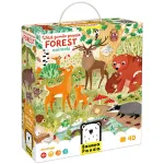 Dėlionė Bananapanda Wild Jumbo Forest Animals, 48 cm x 68 cm, 40 vnt., įvairių spalvų