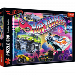 Dėlionė Trefl Hot Wheels, 34 cm x 48 cm, 500 vnt., įvairių spalvų