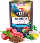 &Scaron;lapias &scaron;unų maistas Ontario Monoprotein Adult, ėriena/
