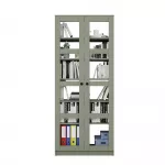 Vitrina Kalune Design Lucas 1600-76, žalia sp., 80 cm x 37 cm x 190 cm