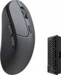 Belaidė žaidimų pelė Keychron M3-A4, 2.4 ghz / bluetooth / usb, juoda sp.