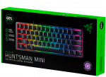Belaidė žaidimų klaviatūra Razer Huntsman Mini Red switch, EN, juoda sp.