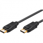 Kabelis Goobay Displayport 1.2 male, Displayport 1.2 male, 3 m, juoda sp.