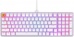 Laidinė žaidimų klaviatūra Glorious PC Gaming Race GMMK GMMK 2 Glorious Fox Linear, EN, balta sp.