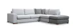 Kampinė sofa Hanah Home Loop 560ARE1119, pilka sp., 266 x 95 cm x 85 cm