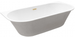 Vonia, laisvai pastatoma Besco Vica, 170 cm x 80 cm x 47 cm, balta sp.