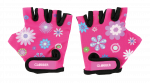 Dviratininko pir&scaron;tinės vaikams Globber Flowers, rožinė sp., XS