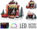 Kalėdinė dekoracija su LED ap&scaron;vietimu, 13 cm, (spalva/dizainas parenkami atsitiktine tvarka)