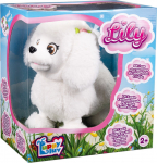 Žaislinis gyvūnas &scaron;uo Tm Toys Puppy Luv Lily, anglų, balta sp.
