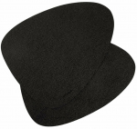 Stalo padėkliukas Homla Femelo 242226, 38 cm x 30 cm, 2 vnt., Juoda sp.