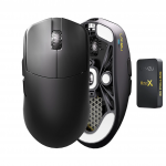 Belaidė žaidimų pelė Lamzu MAYA X Wireless MAYA-X-8K-BLK, 2.4ghz / usb, juoda sp.