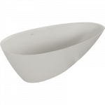 Vonia, laisvai pastatoma Mexen Milano, 170 cm x 86 cm x 54 cm, ovalas, balta sp.