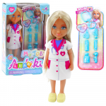 Lėlė su priedais Lean Toys Ankiki My Job, 13 cm, įvairių spalvų