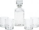 Viskio stiklinių komplektas Excellent Houseware YE7300760, stiklas, 0.9 l, 5 vnt.