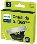 360&deg; keičiamasis peiliukas Philips OneBlade QP450/50, 5 vnt.