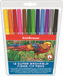 Flomasteriai Erich Krause 33050, vienpusiai, 12 vnt.