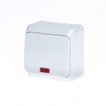 Jungiklis Schneider Electric Prima, 1 kl., balta sp.