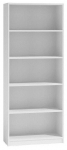 Pastatoma lentyna Onyx Shelf Unit, balta sp., 182 cm x 30 cm x 60 cm