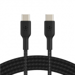 Kabelis Belkin Boost Charge Braided, USB Type-C, juoda sp.