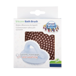 Masažinis &scaron;epetėlis kūdikiams Canpol Babies Silicone Bath Brush, rožinė sp.