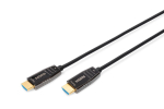 Tinklo kabelis Digitus AOC HDMI With Ethernet Cable AK-330126-300-S HDMI A, HDMI A, 30 m, juoda sp.