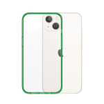 Telefono dėklas PanzerGlass ClearCase, Apple iPhone 13, skaidri sp./žalia sp.