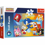 Dėlionė Trefl Sonic 17387T, 22 cm x 33 cm, 60 vnt., įvairių spalvų