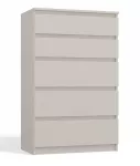 Komoda Malwa M5, smėlio sp., 109.5 cm x 40 cm x 70 cm
