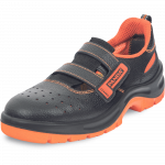 Darbo batai vyrams Panda Safety Gamma NEOS S1 SRC, be aulo, be pa&scaron;iltinimo, juoda/oranžinė, 43 dydis