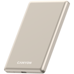 Ne&scaron;iojamas įkroviklis (Power bank) Canyon OnPower 505 Slim, 5000 mAh, 20 W, smėlio sp.